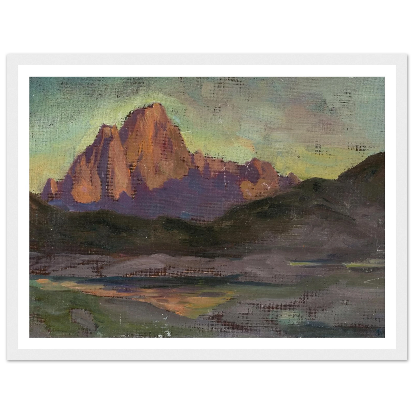 Vaagakallen. Study from Lofoten (1901) Art Print | Anna Boberg-Quipham Collections