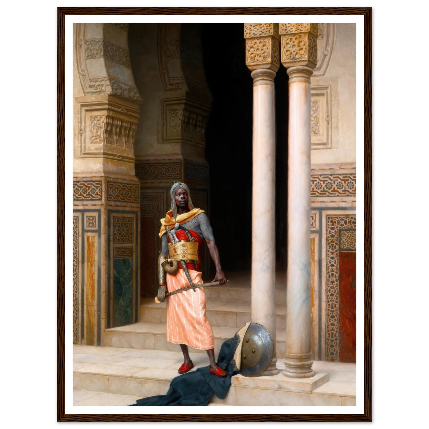 A Nubian Guard (1895) Art Print | Ludwig Deutsch-Quipham Collections