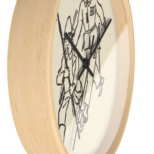 Who is Johnny? Pl.33 Wall Clock | Leopord Gedo-Quipham Collections