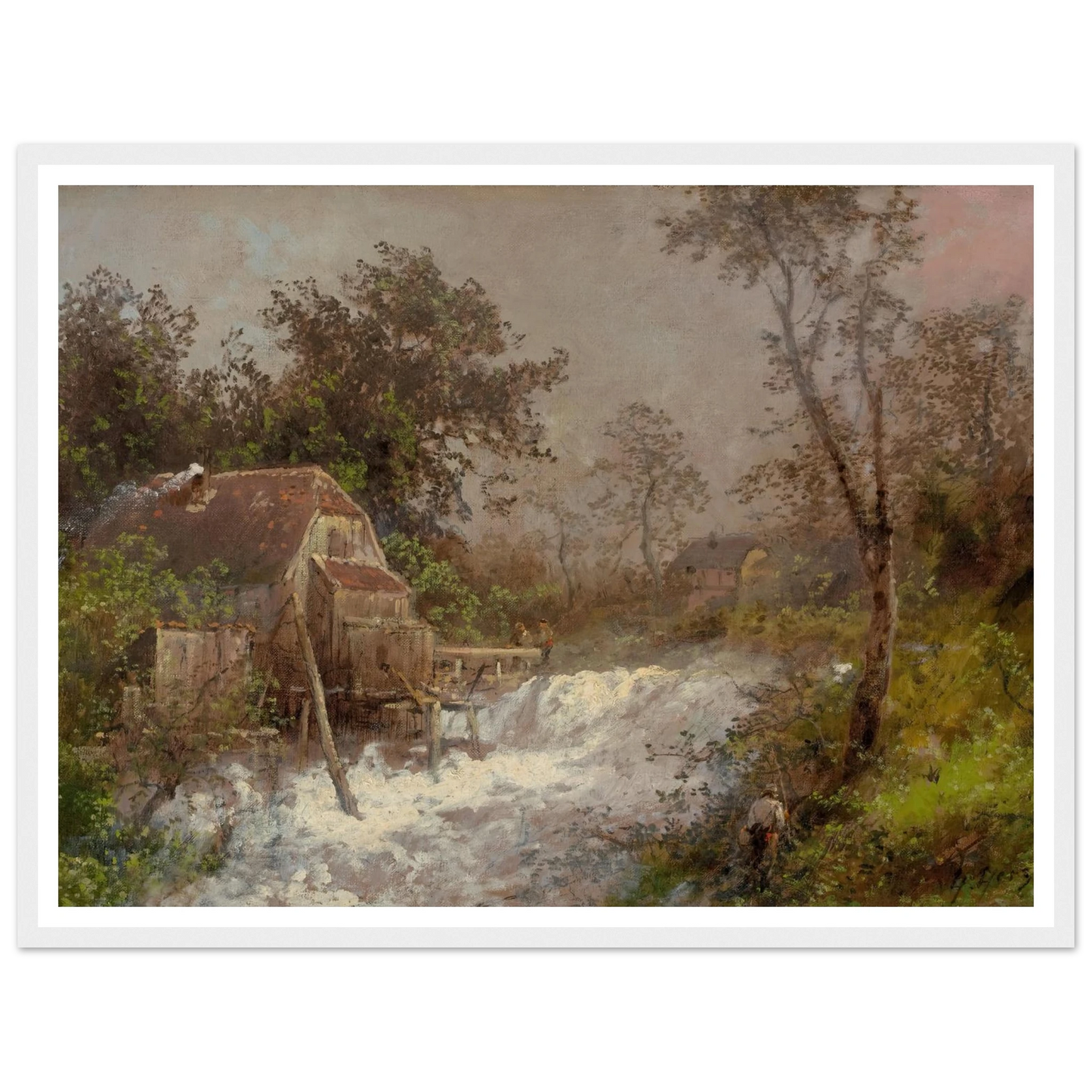 The Old Mill Art Print | Hermann Ottomar Herzog-Quipham Collections