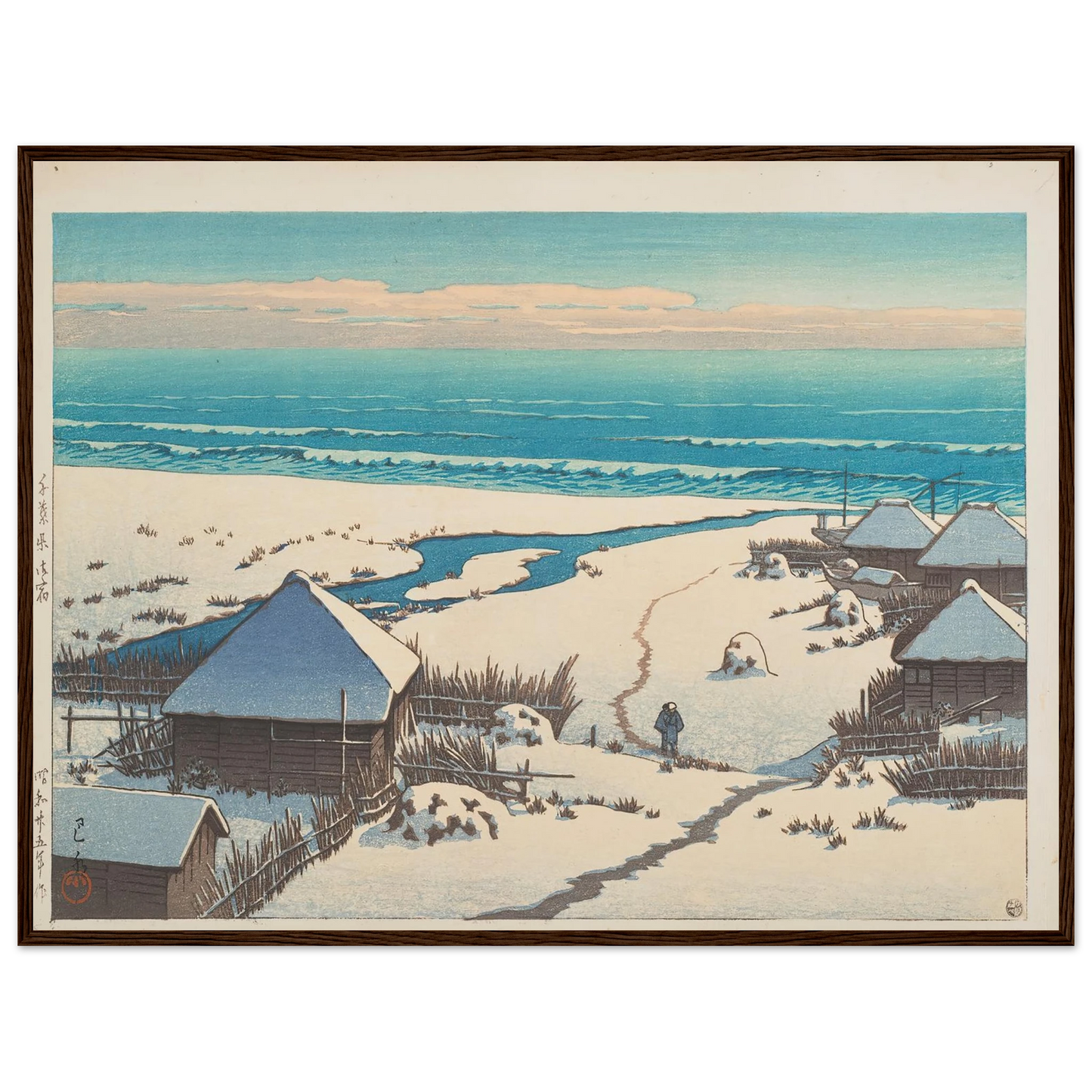 Chiba ken Onjuku (Onjuku, Chiba Prefecture) (1950) Art Print | Kawase Hasui-Quipham Collections