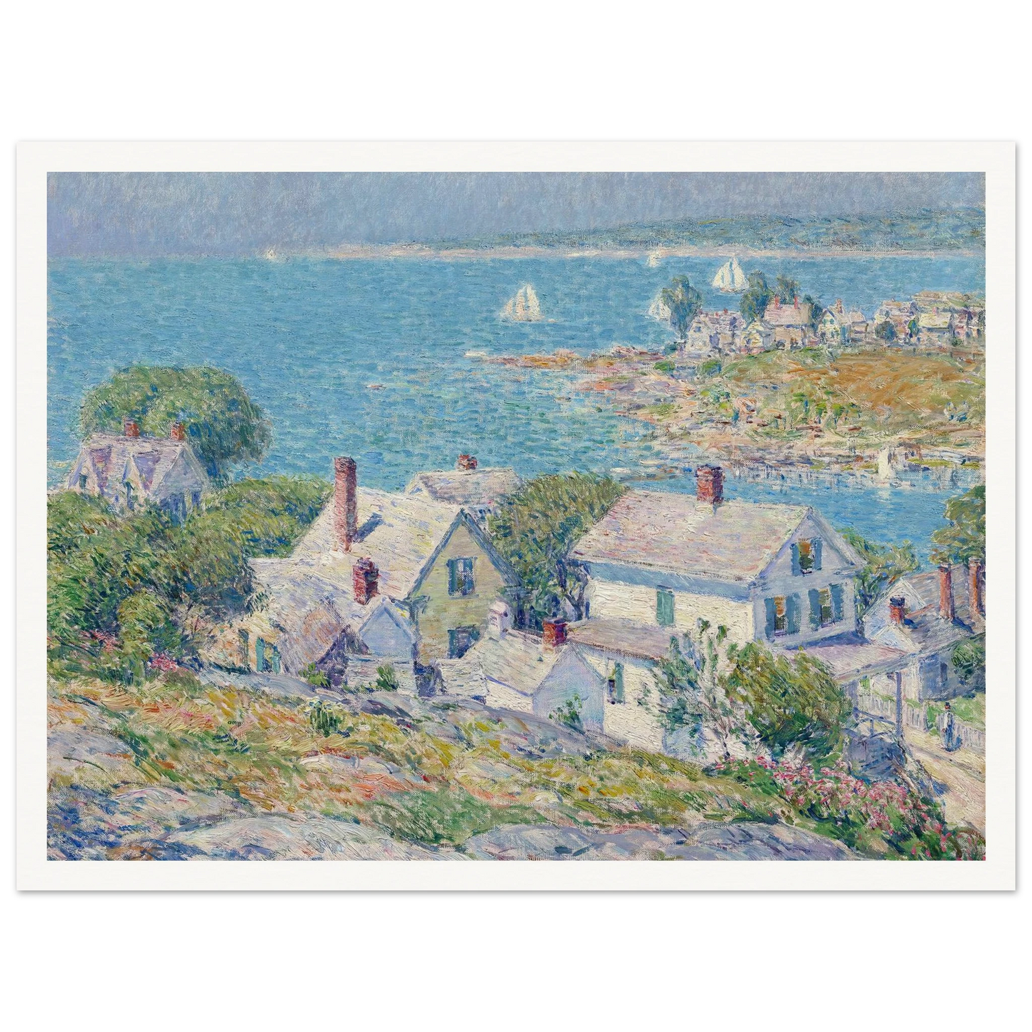 New England Headlands (1899) Art Print | Childe Hassam-Quipham Collections