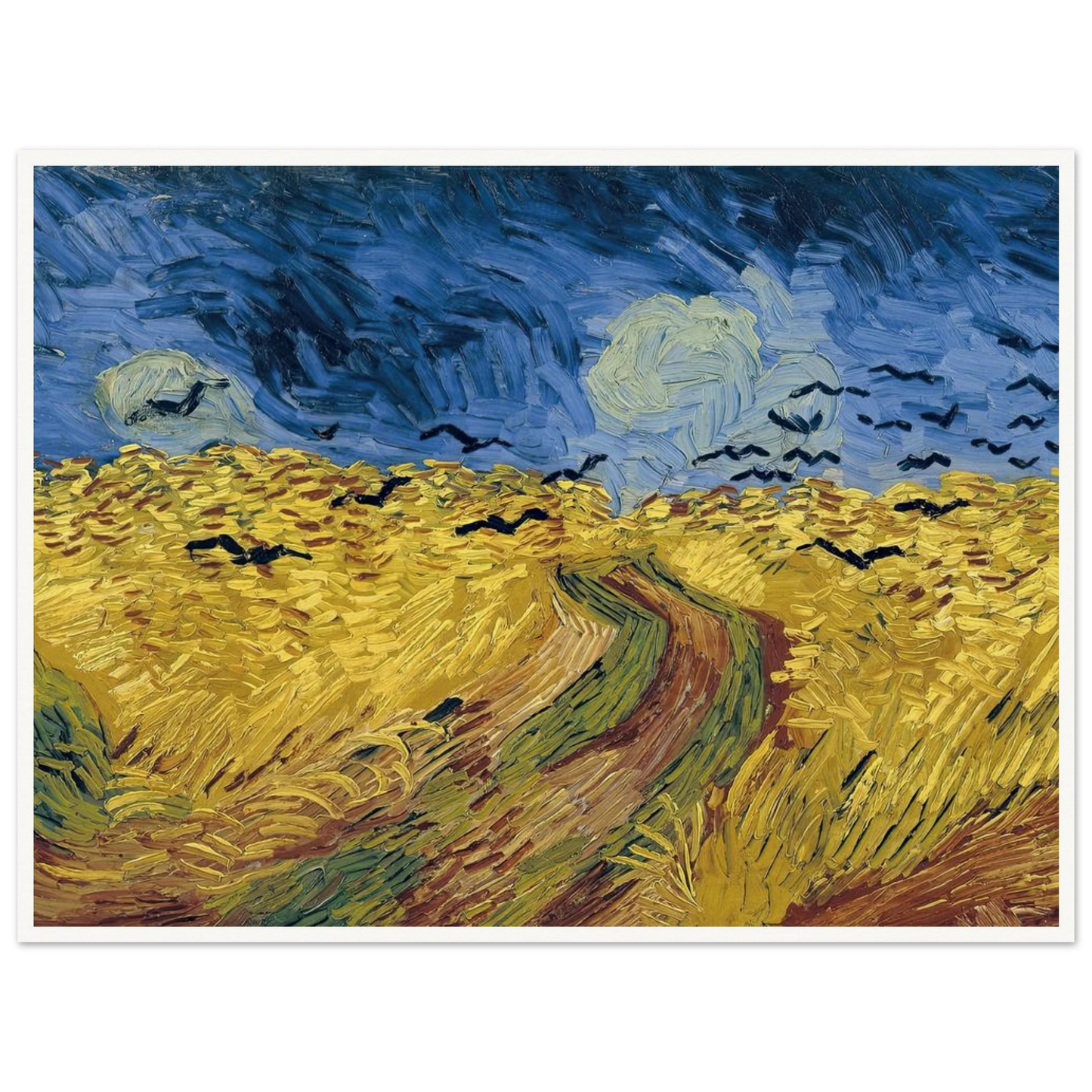 Wheatfield with Crows (1890) Art Print | Vincent van Gogh-Quipham Collections