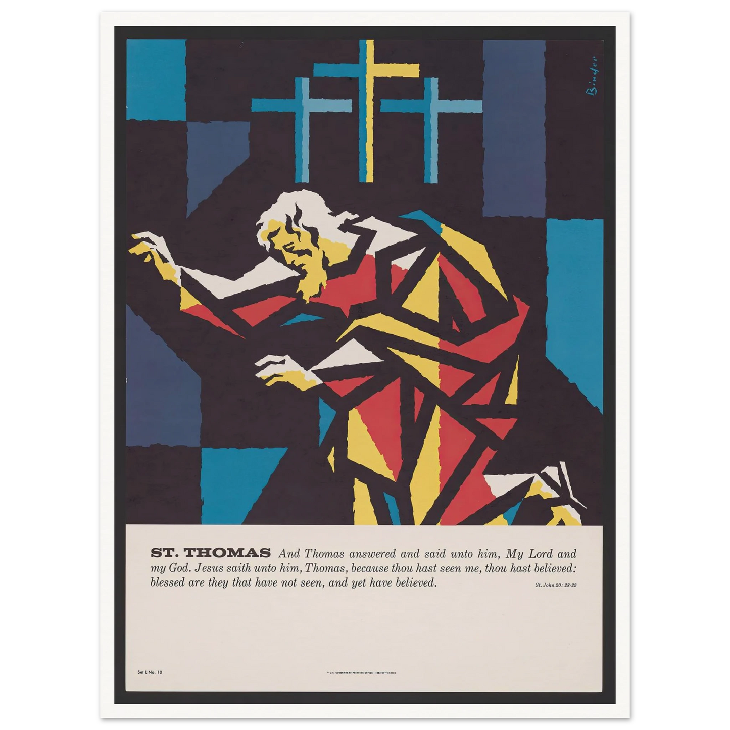 St. Thomas (1962) Art Print | Joseph Binder-Quipham Collections