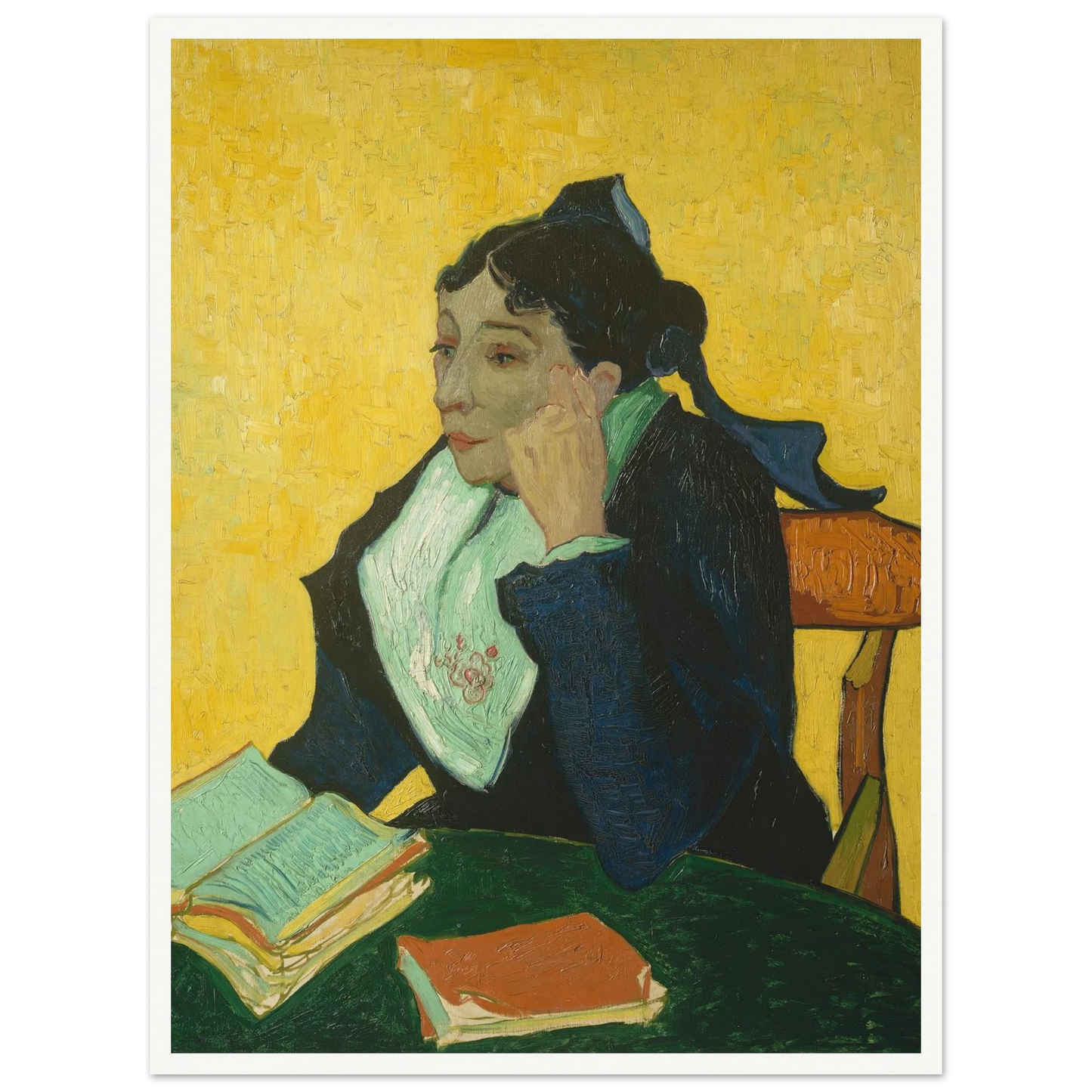 L’Arlésienne; Madame Joseph-Michel Ginoux (Marie Julien, 1848–1911) (1888–89) Art Print | Vincent van Gogh-Quipham Collections