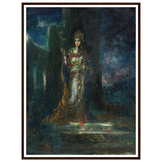 La Fiancée De La Nuit Art Print | Gustave Moreau-Quipham Collections