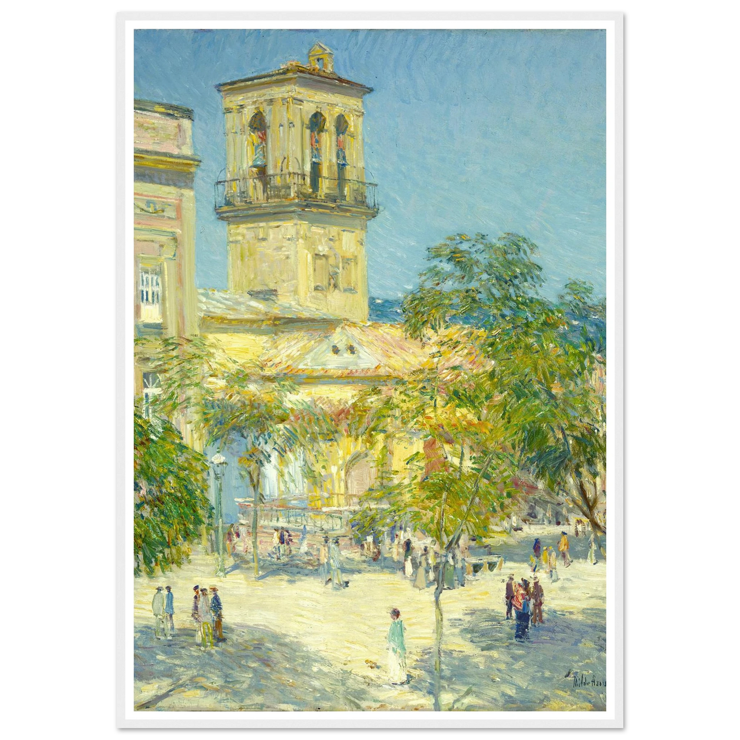 Street of the Great Captain, Córdoba (1910) Art Print | Childe Hassam-Quipham Collections