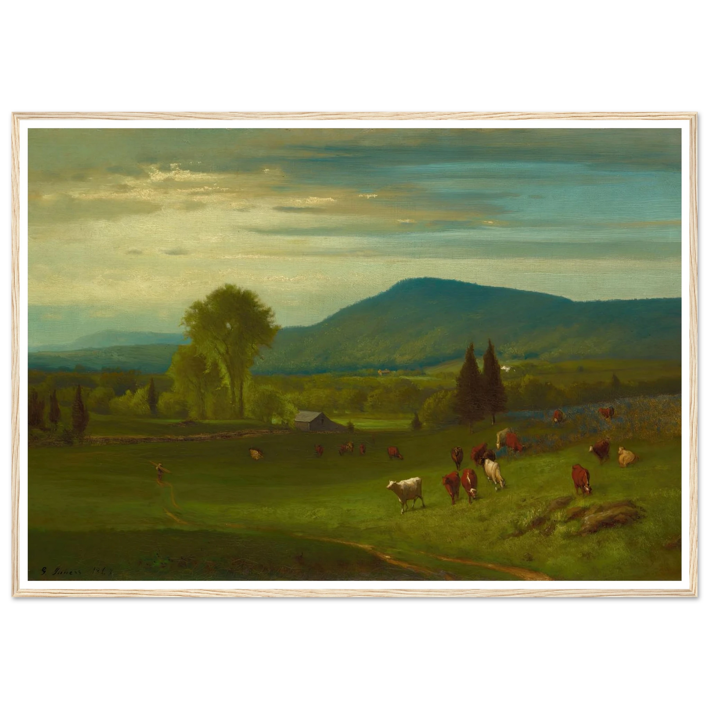 Summer in the Catskills (1867) Art Print | George Inness-Quipham Collections