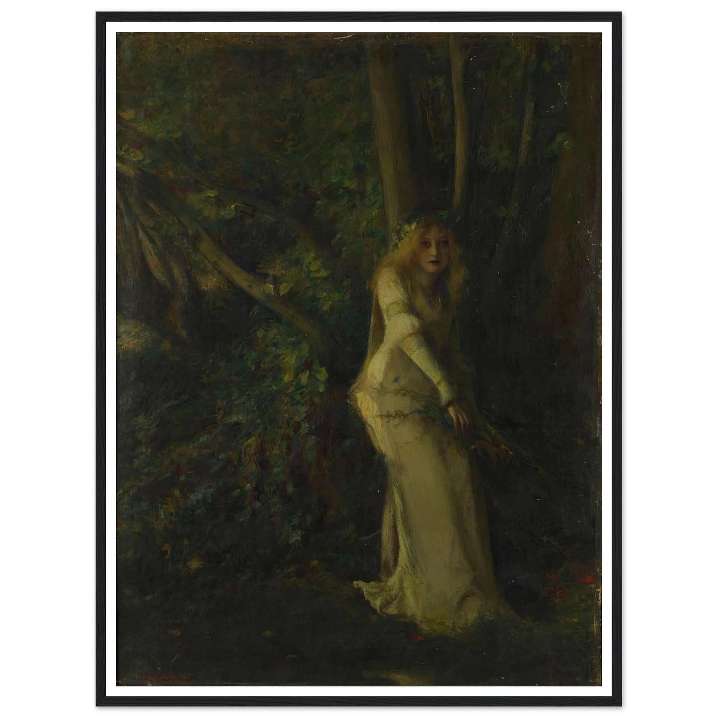 A Young Woman in the Play Art Print | Pascal Adolphe Jean Dagnan Bouveret-Quipham Collections