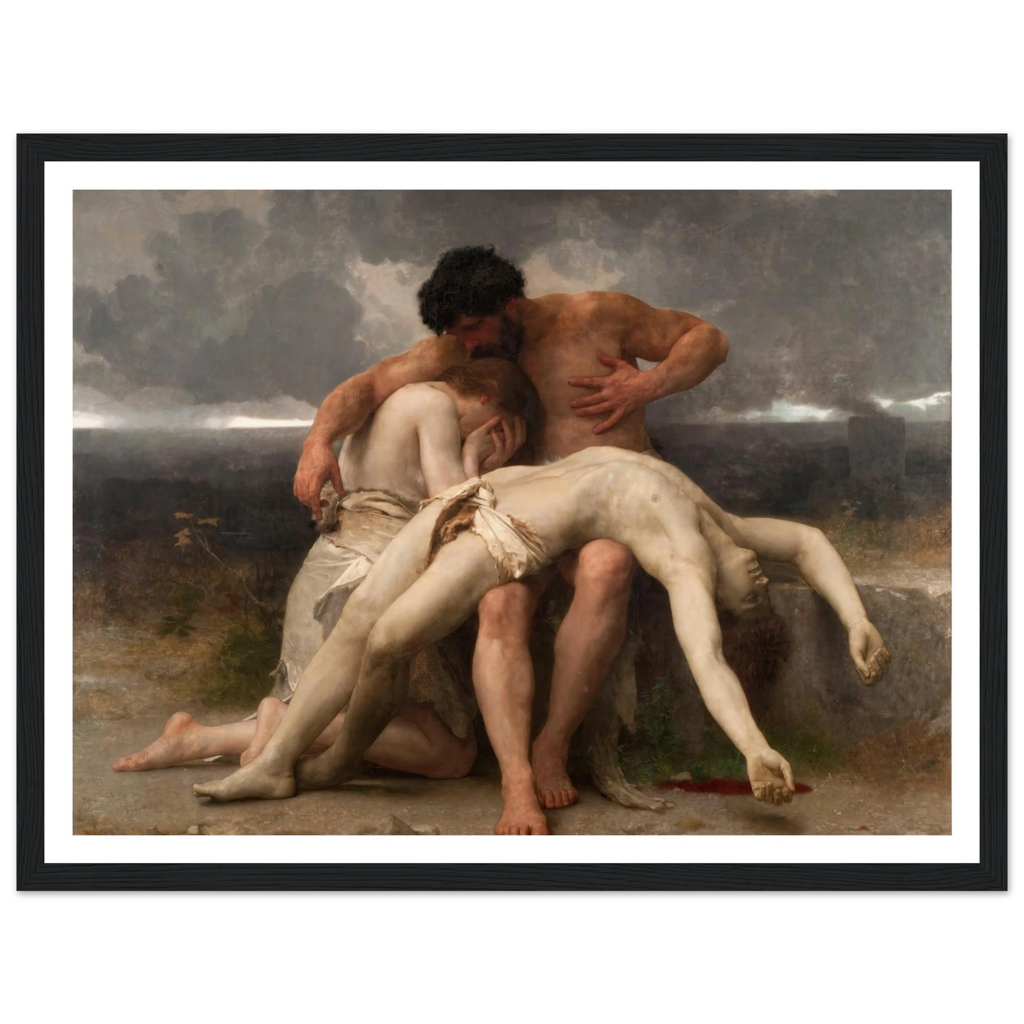 The First Mourning (1888) Art Print | William Bouguereau-Quipham Collections
