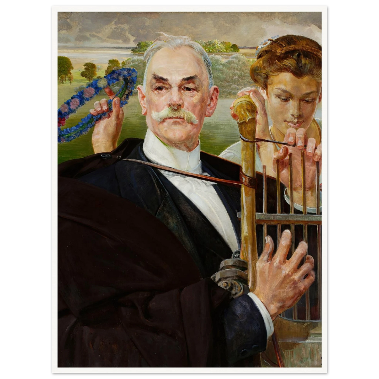 Portrait of Władysław Żeleński (1908) Art Print | Jacek Malczewski-Quipham Collections