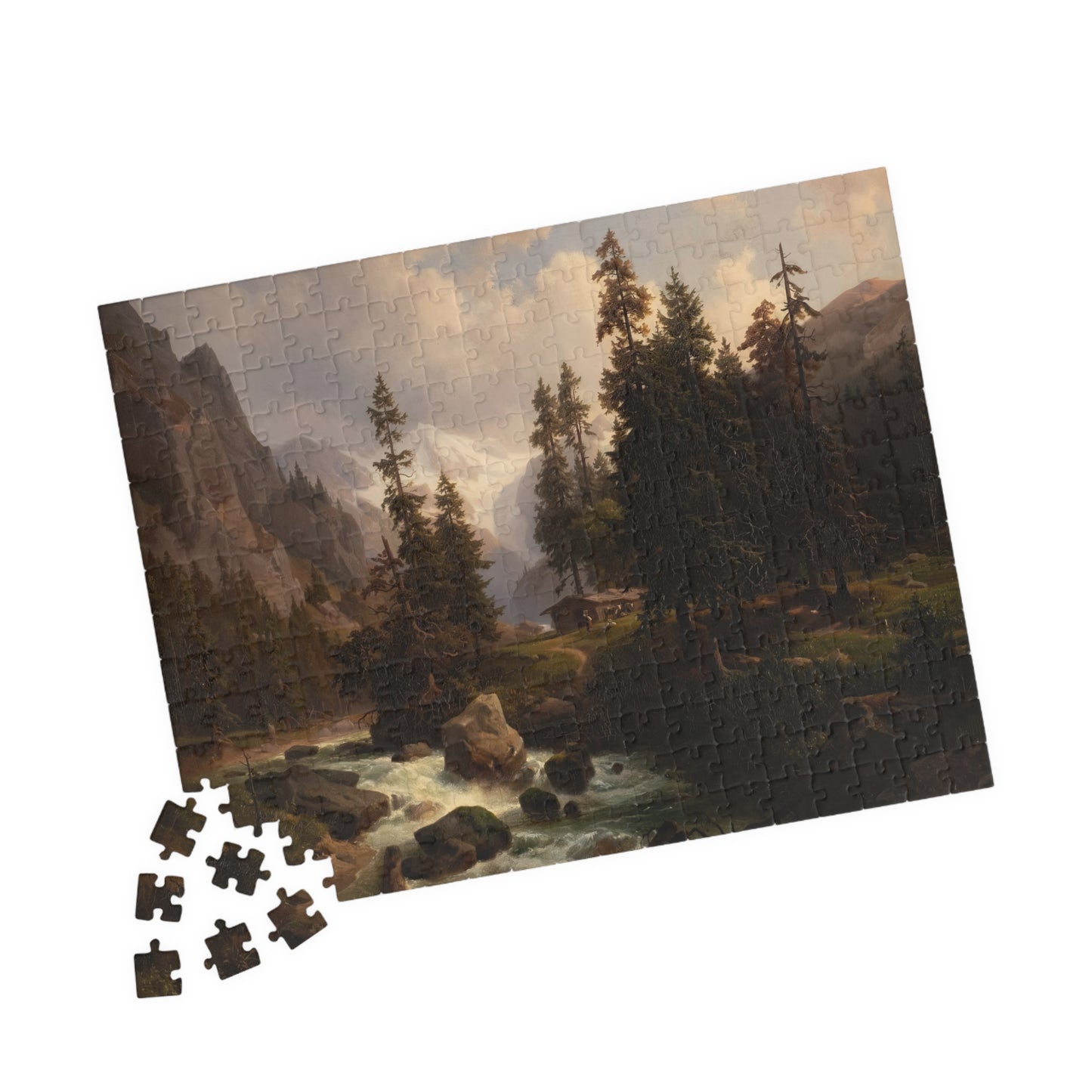 Dale in the High Alps at Gastein Puzzle | August Behrendsen-Quipham Collections