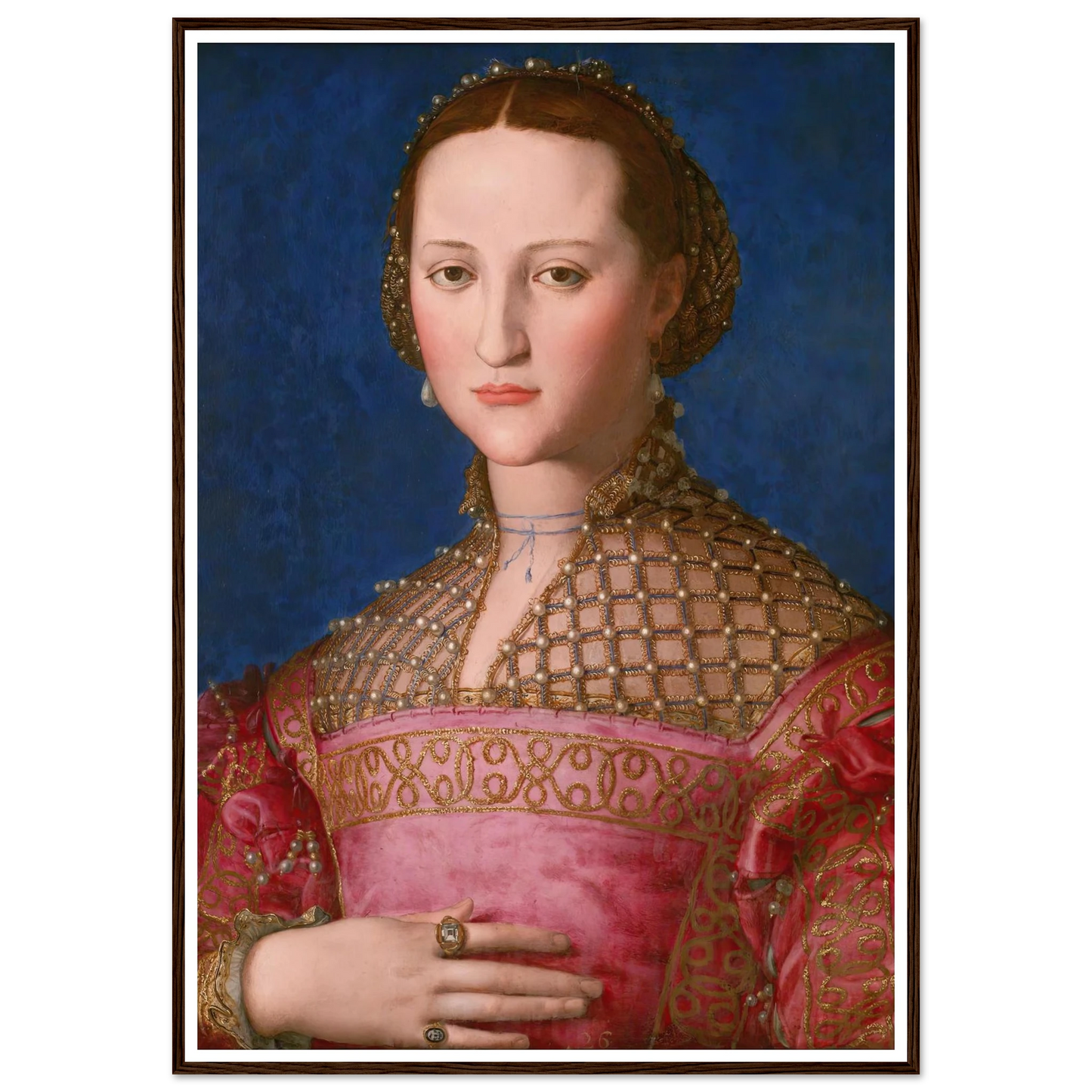 Eleonora Of Toledo (1543) Art Print | Agnolo Bronzino-Quipham Collections