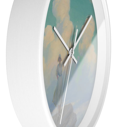 The Veiled Cloud Wall Clock | Charles Courtney Curran-Quipham Collections