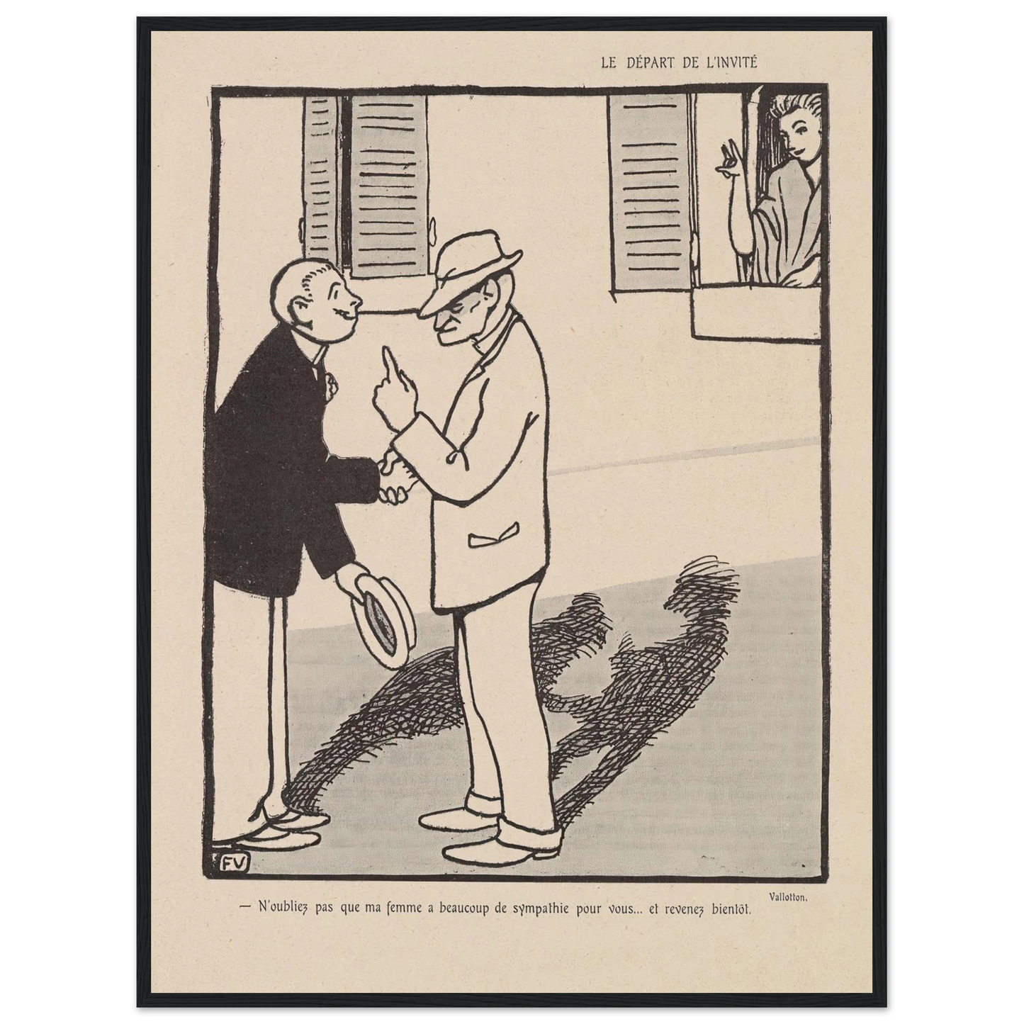 22 août 1903 Art Print | Felix Vallotton-Quipham Collections