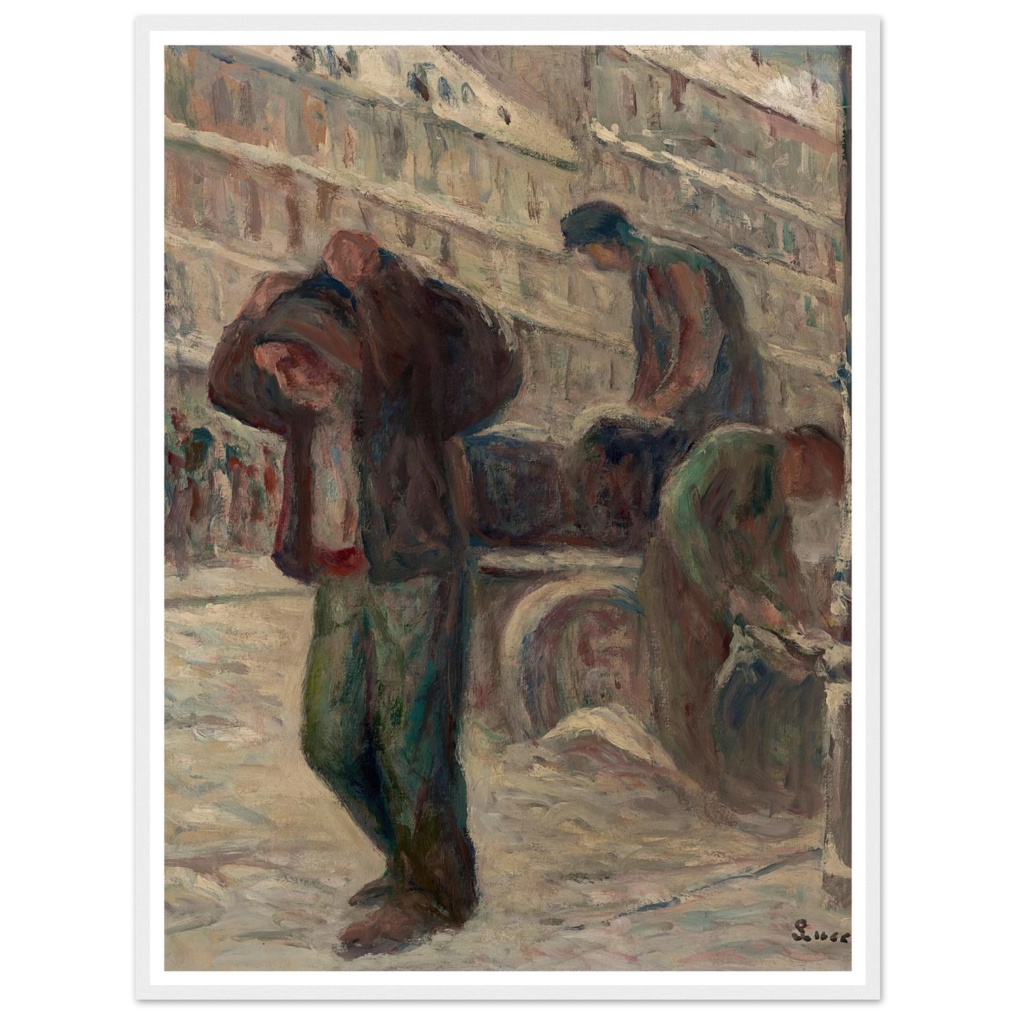 Le Bougnat (1937) Art Print | Maximilien Luce-Quipham Collections