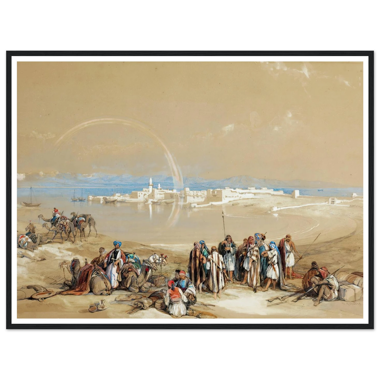 Suez (1840) Art Print | David Roberts-Quipham Collections