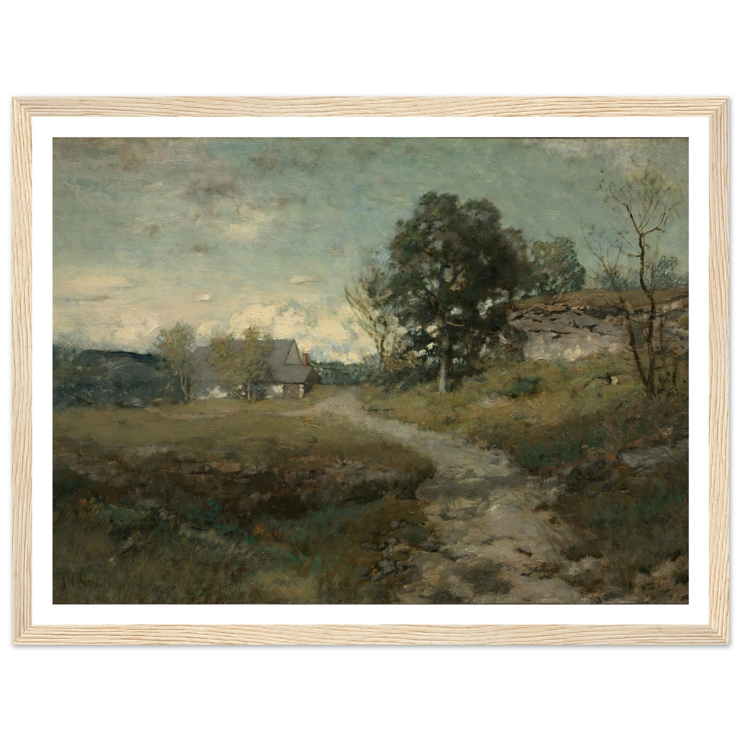 Arkville Landscape (1880s) Art Print | Alexander Helwig Wyant-Quipham Collections