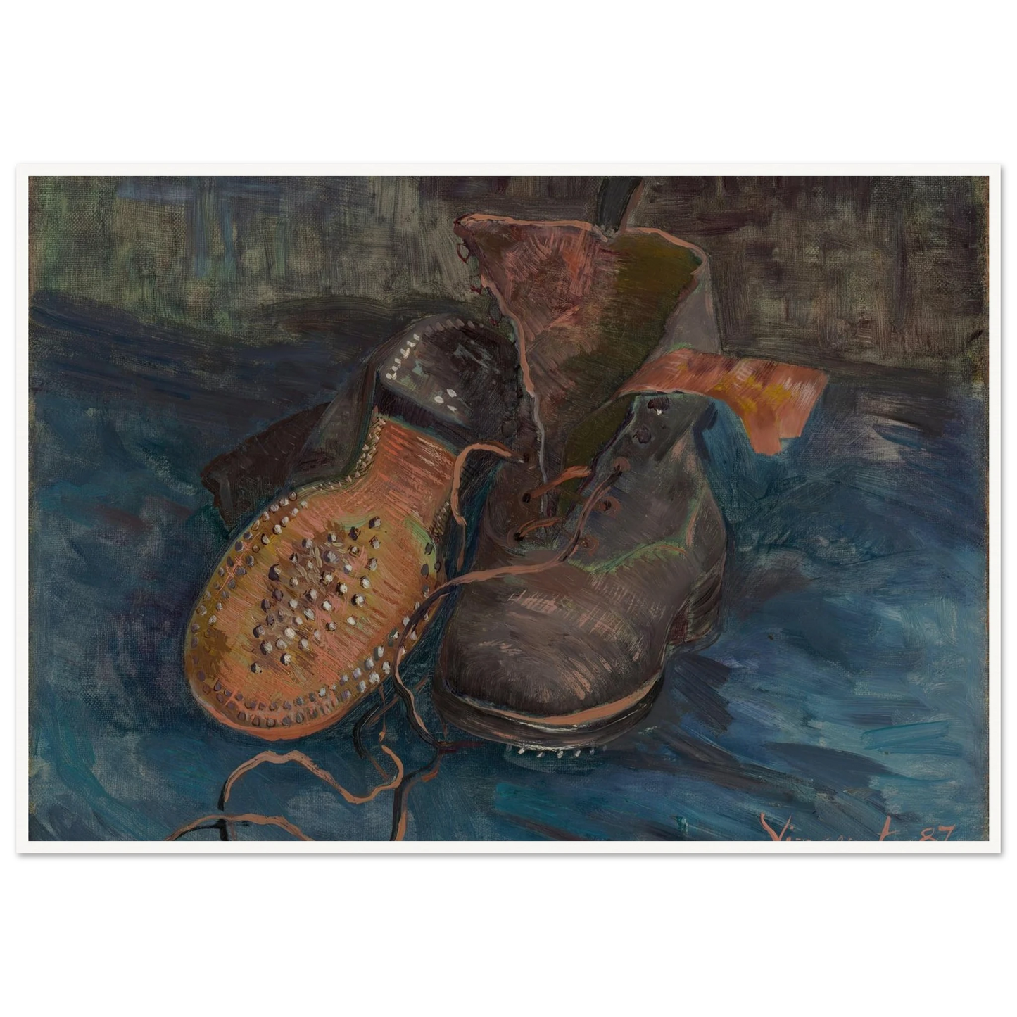 A Pair of Boots (1887) Art Print | Vincent van Gogh-Quipham Collections