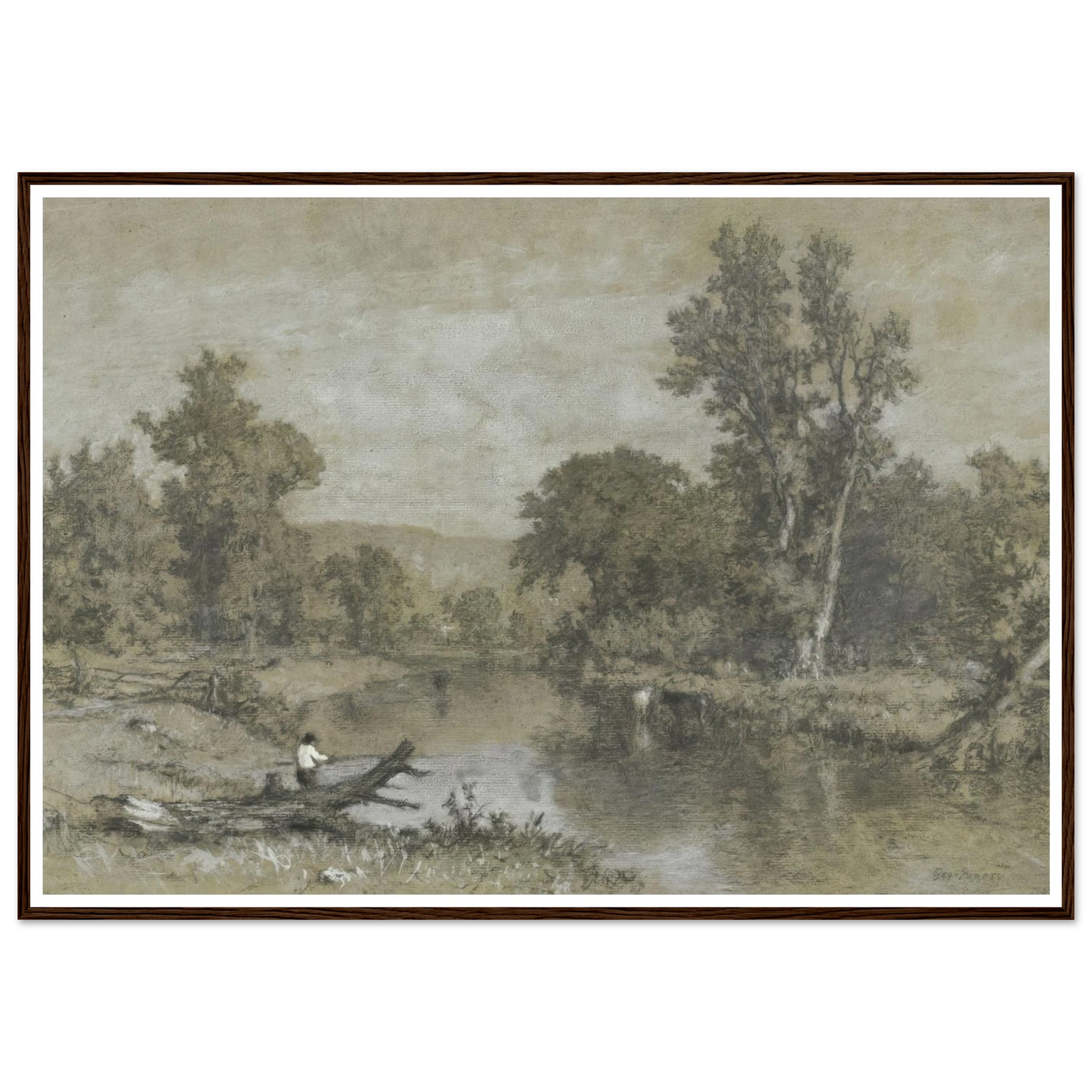 Milton, New York (ca. 1856) Art Print | George Inness-Quipham Collections