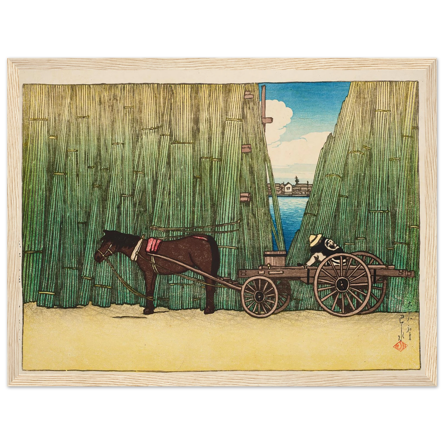 Komagata kashi (River bank, Komagata) (1919) Art Print | Kawase Hasui-Quipham Collections