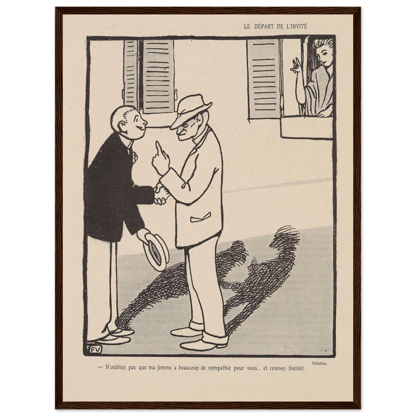 22 août 1903 Art Print | Felix Vallotton-Quipham Collections