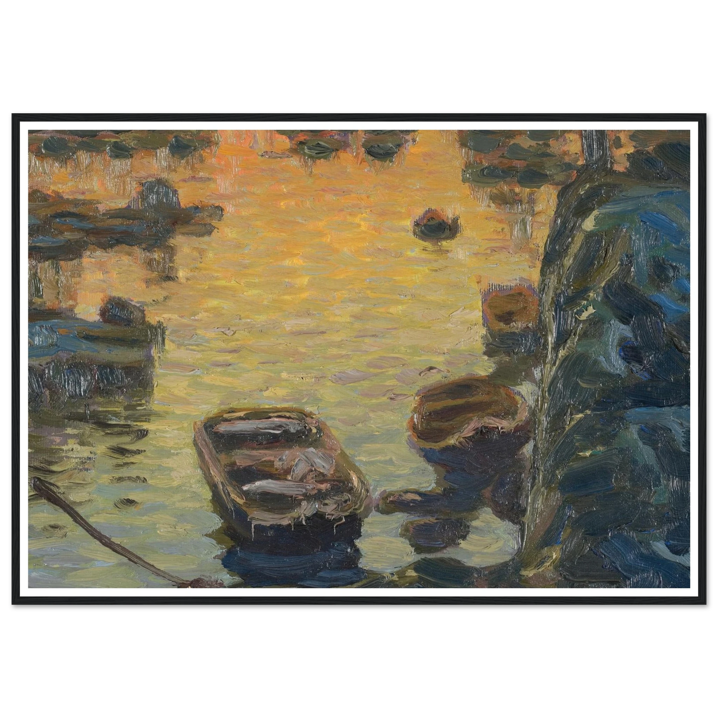 A Spring Night during the Fishing Season (1910) Art Print | Anna Boberg-Quipham Collections