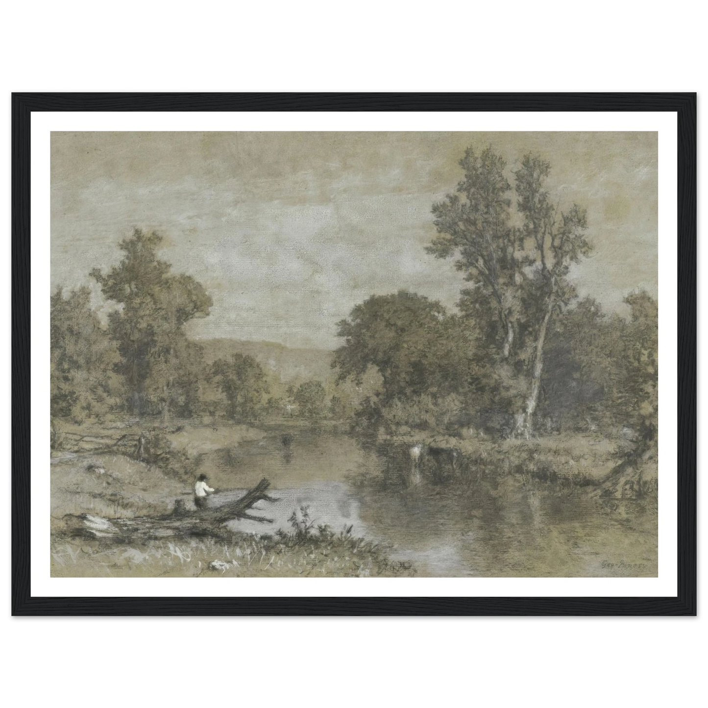 Milton, New York (ca. 1856) Art Print | George Inness-Quipham Collections