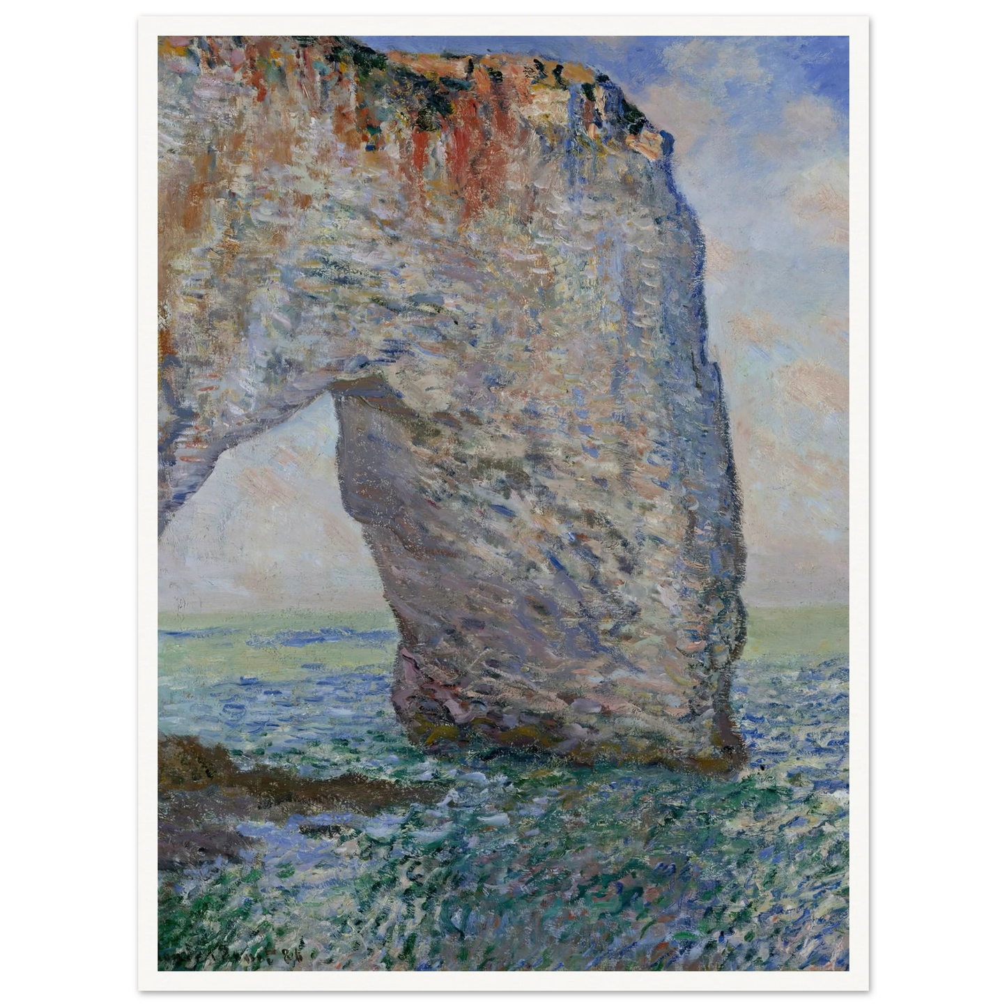 The Manneporte near Étretat (1886) Art Print | Claude Monet-Quipham Collections