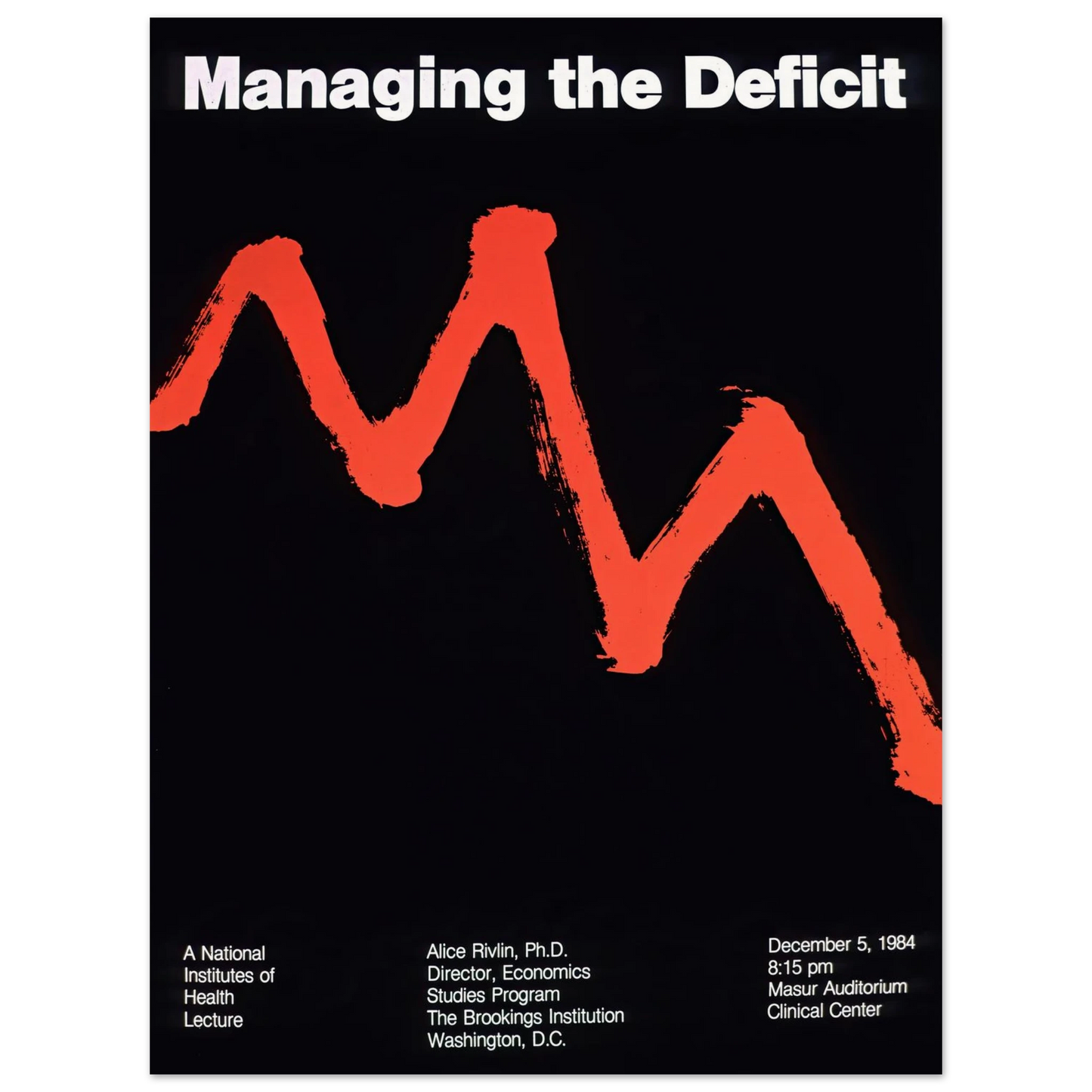 Managing the deficit (1984) Art Print | National Institutes of Health-Quipham Collections
