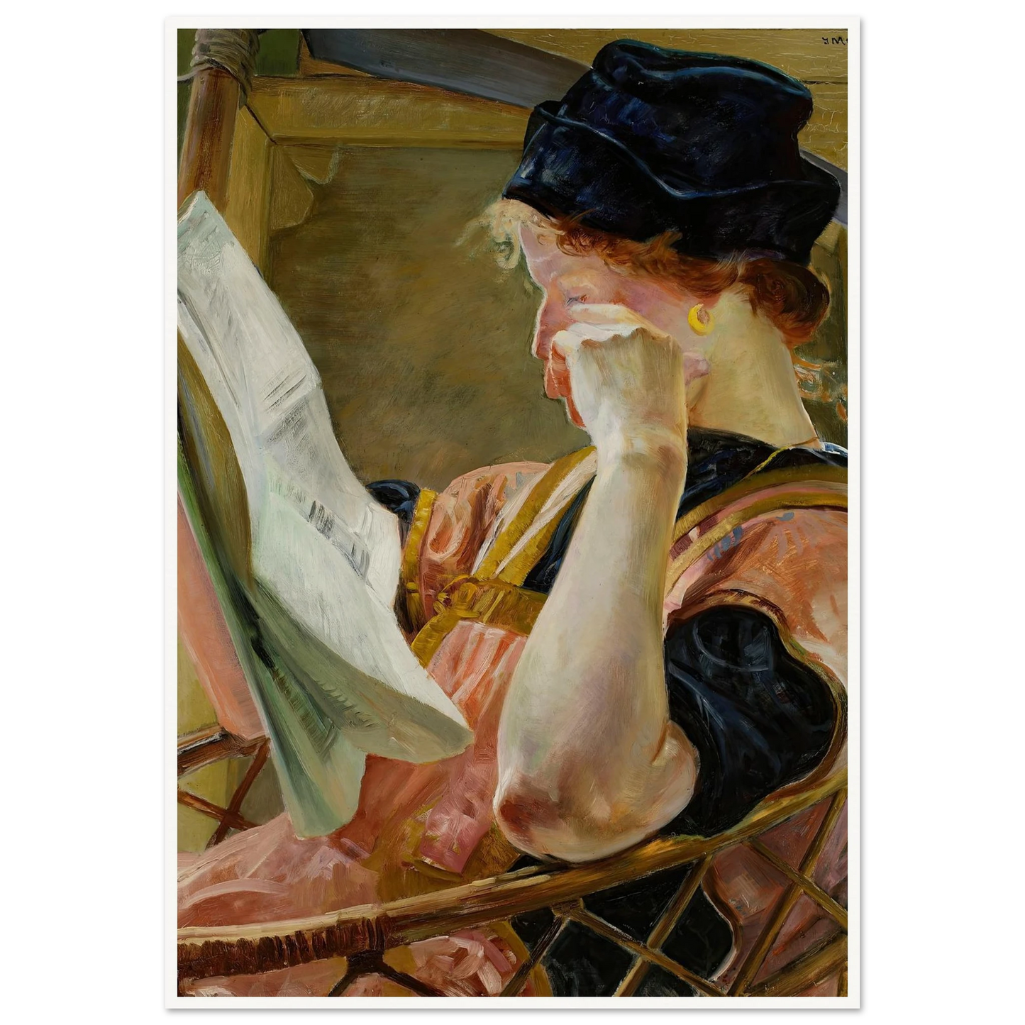 Female model (1907) Art Print | Jacek Malczewski-Quipham Collections
