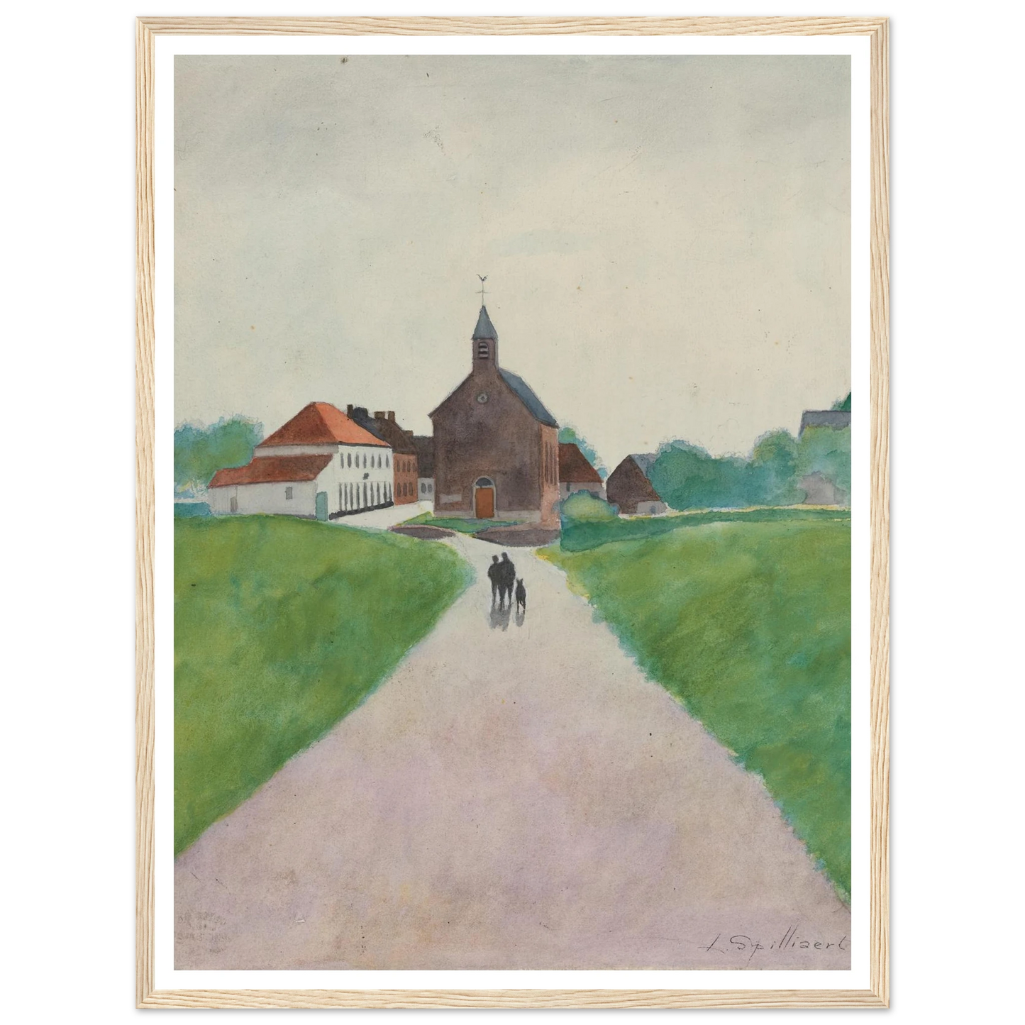 Au temps que Nanette était perdue pl. 4 (1931) Art Print | Leon Spilliaert-Quipham Collections