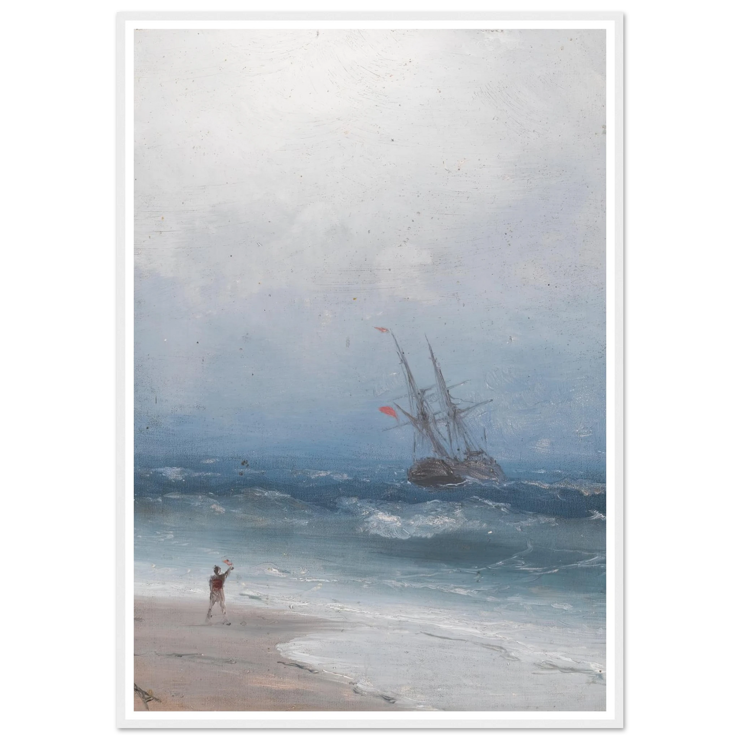 Stormy Coast Art Print | Ivan Konstantinovich Aivazovsky-Quipham Collections