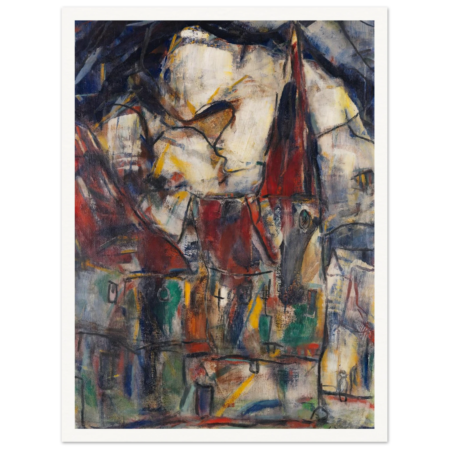 Aus Dinkelsbühl (1923) Art Print | Christian Rohlfs-Quipham Collections