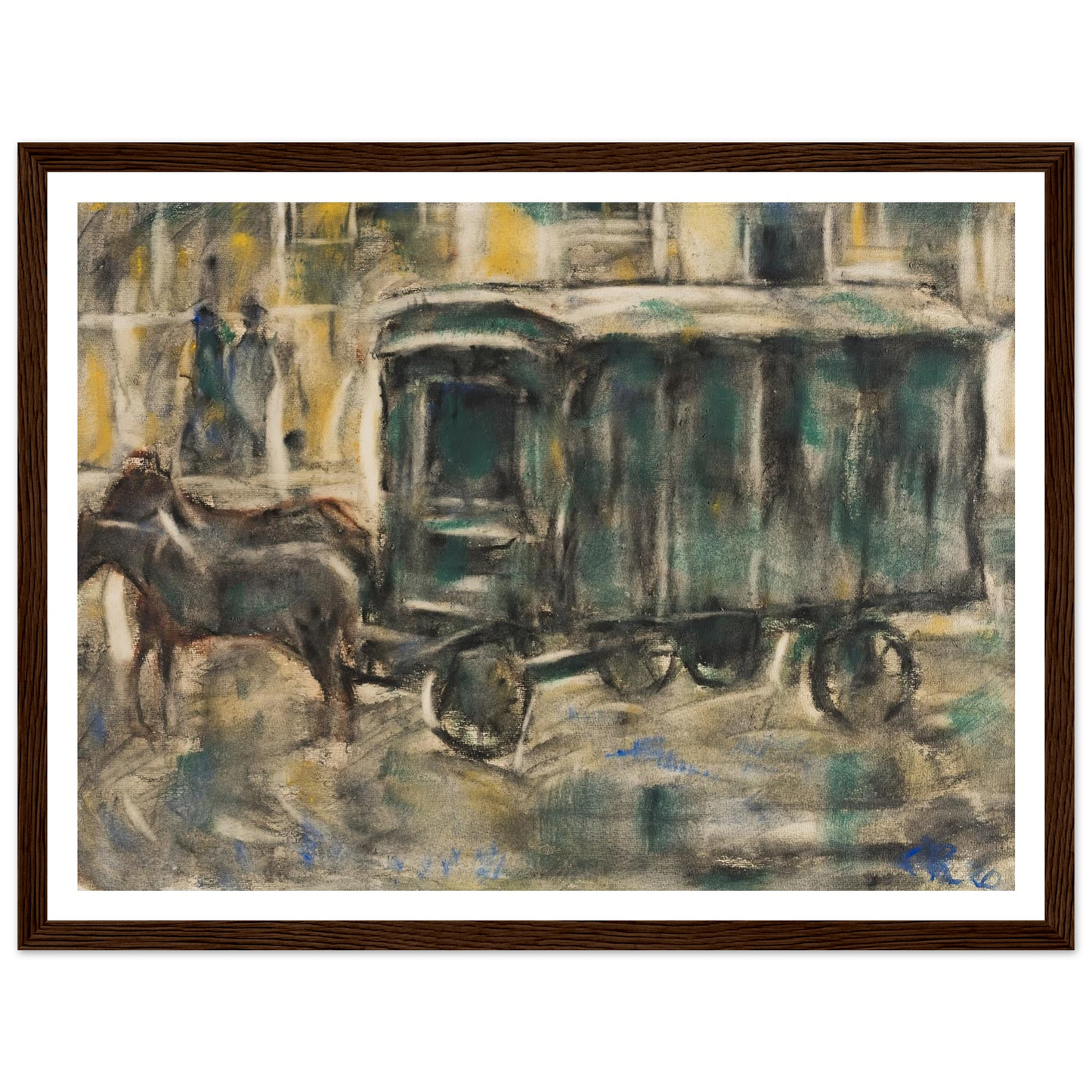 Möbelwagen (1919) Art Print | Christian Rohlfs-Quipham Collections