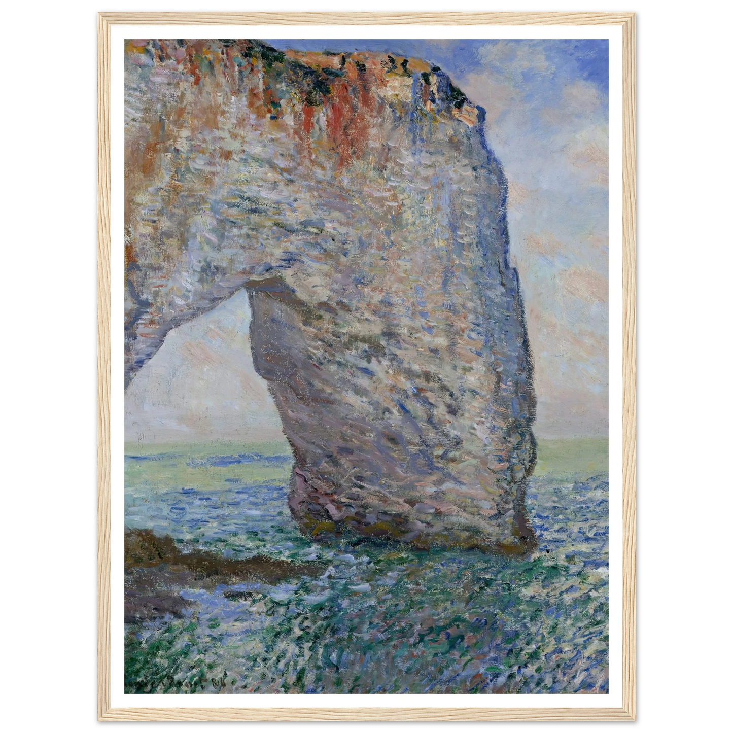 The Manneporte near Étretat (1886) Art Print | Claude Monet-Quipham Collections