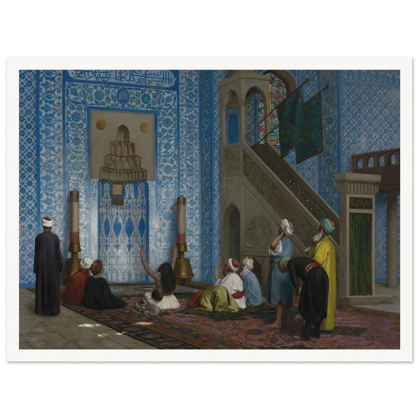 Rüstem Pasha Mosque, Istanbul Art Print | Jean Leon Gerome-Quipham Collections