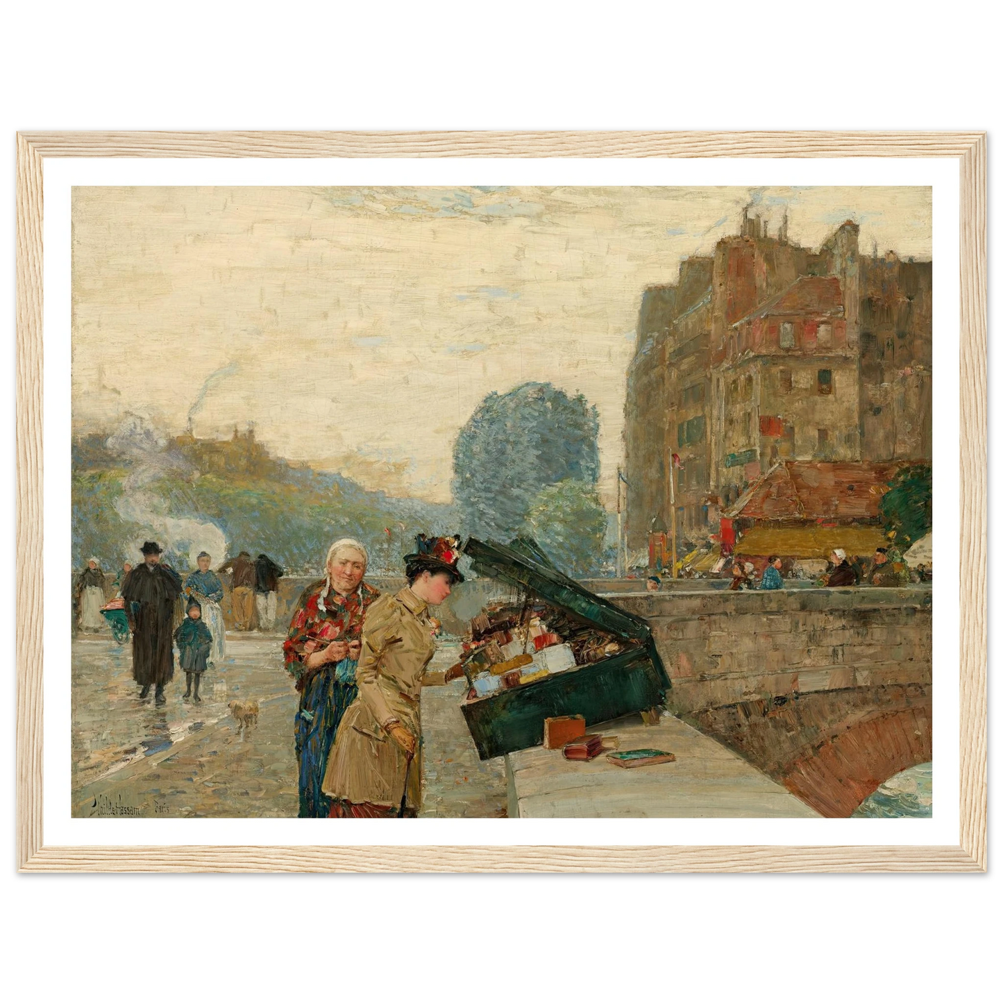Quai St. Michel (1888) Art Print | Childe Hassam-Quipham Collections