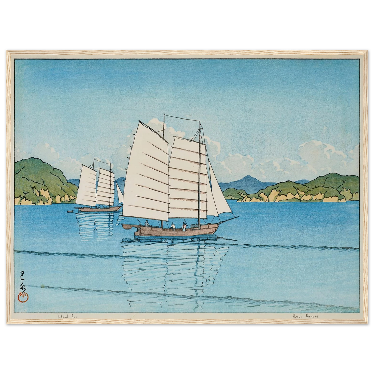 Inland Sea (1952) Art Print | Kawase Hasui-Quipham Collections
