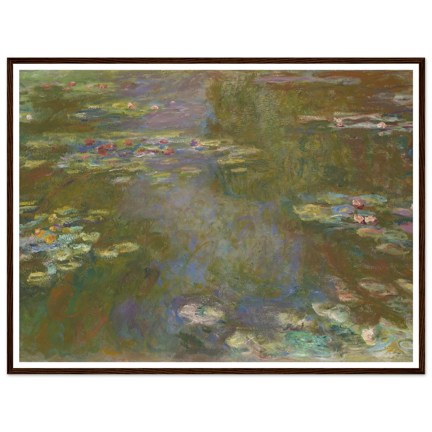 Water Lily Pond (1917-19) Art Print | Claude Monet-Quipham Collections
