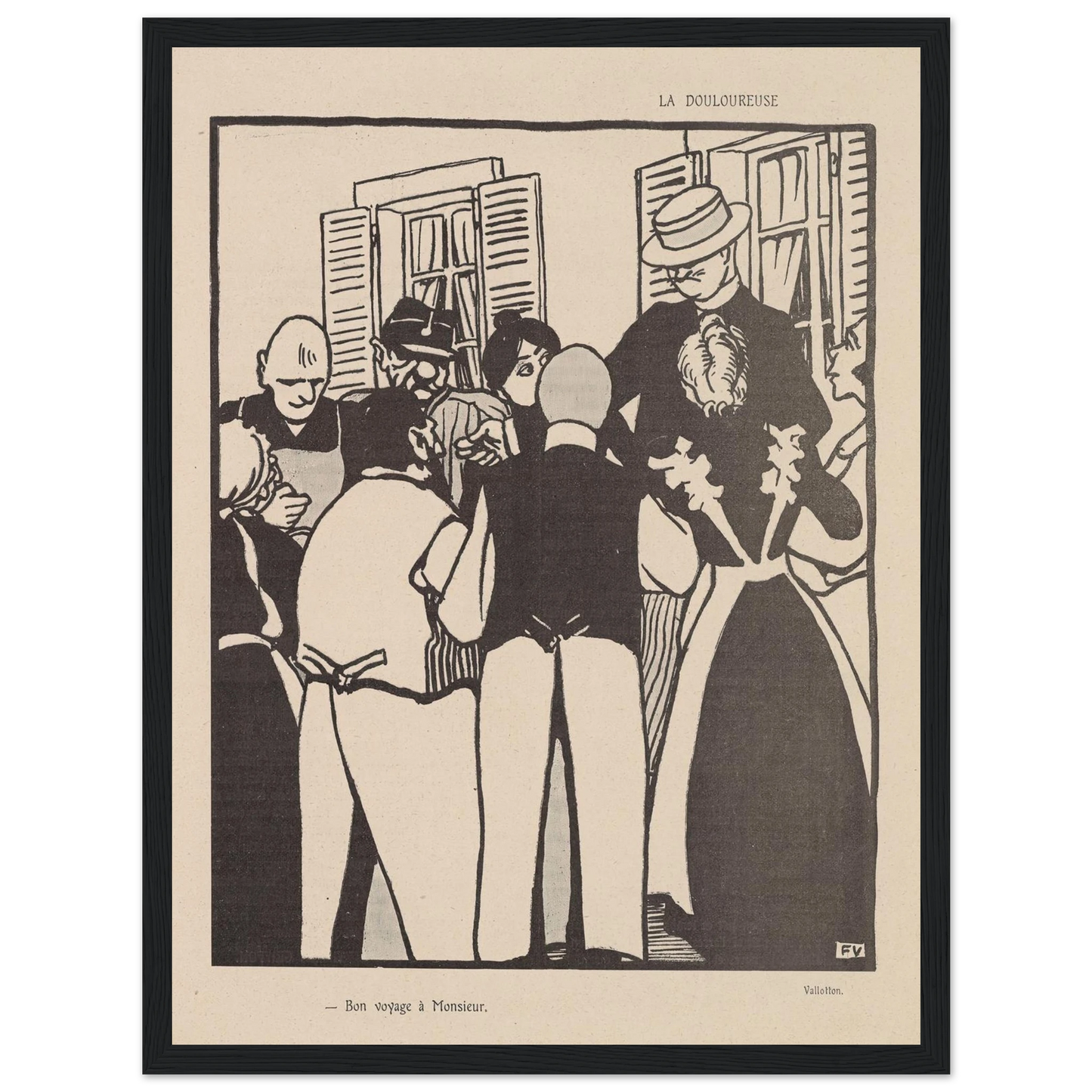 22 août 1903. Art Print | Felix Vallotton-Quipham Collections