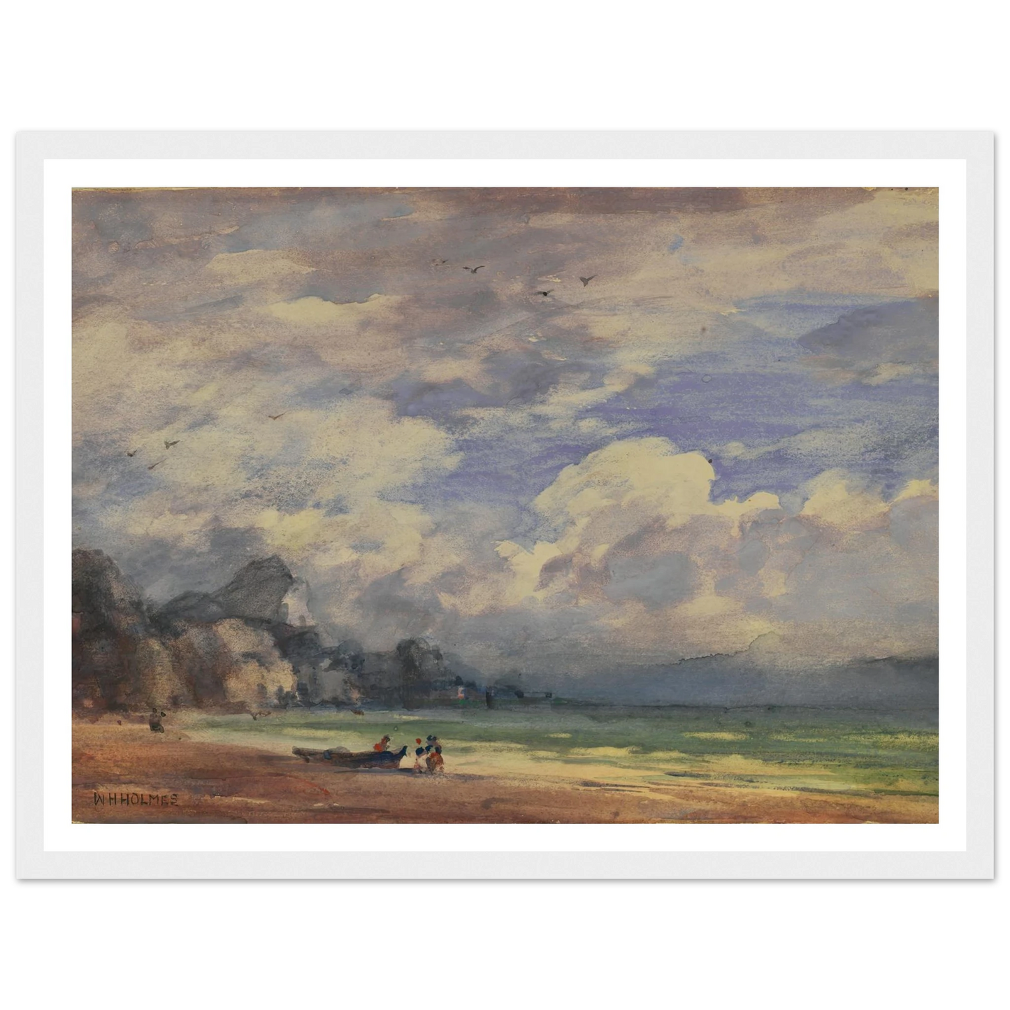 On The California Coast Art Print | William Henry Holmes-Quipham Collections