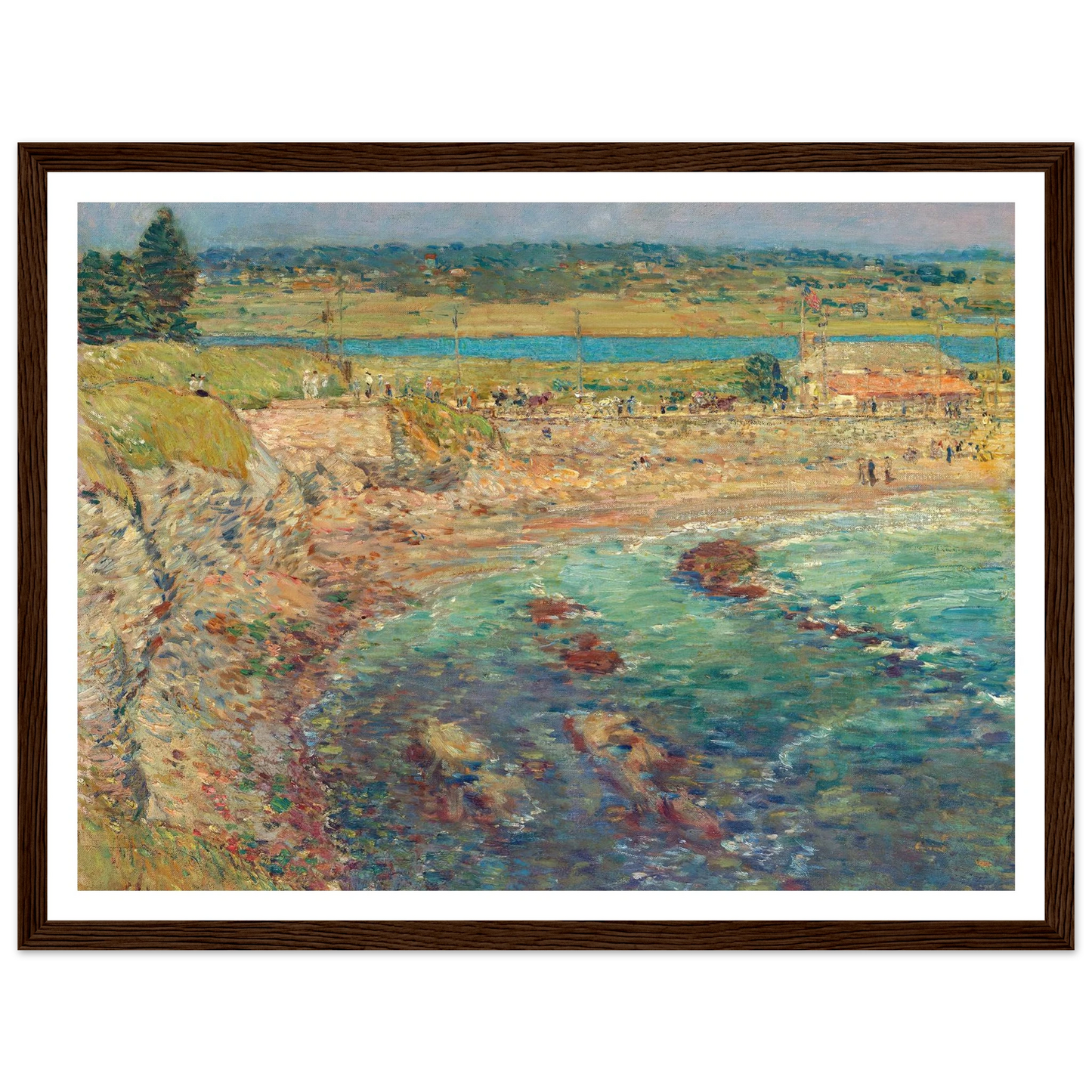 Bailey’s Beach, Newport, R.I. (1901) Art Print | Childe Hassam-Quipham Collections