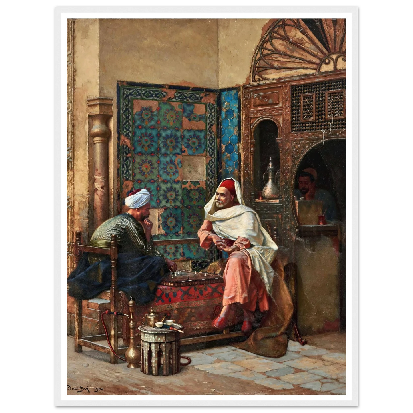 The Chess Players (1904) Art Print | Ludwig Deutsch-Quipham Collections