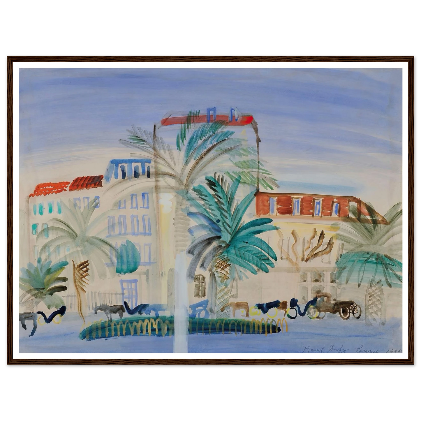 Hôtel à Cannes (1925) Art Print | Raoul Dufy-Quipham Collections