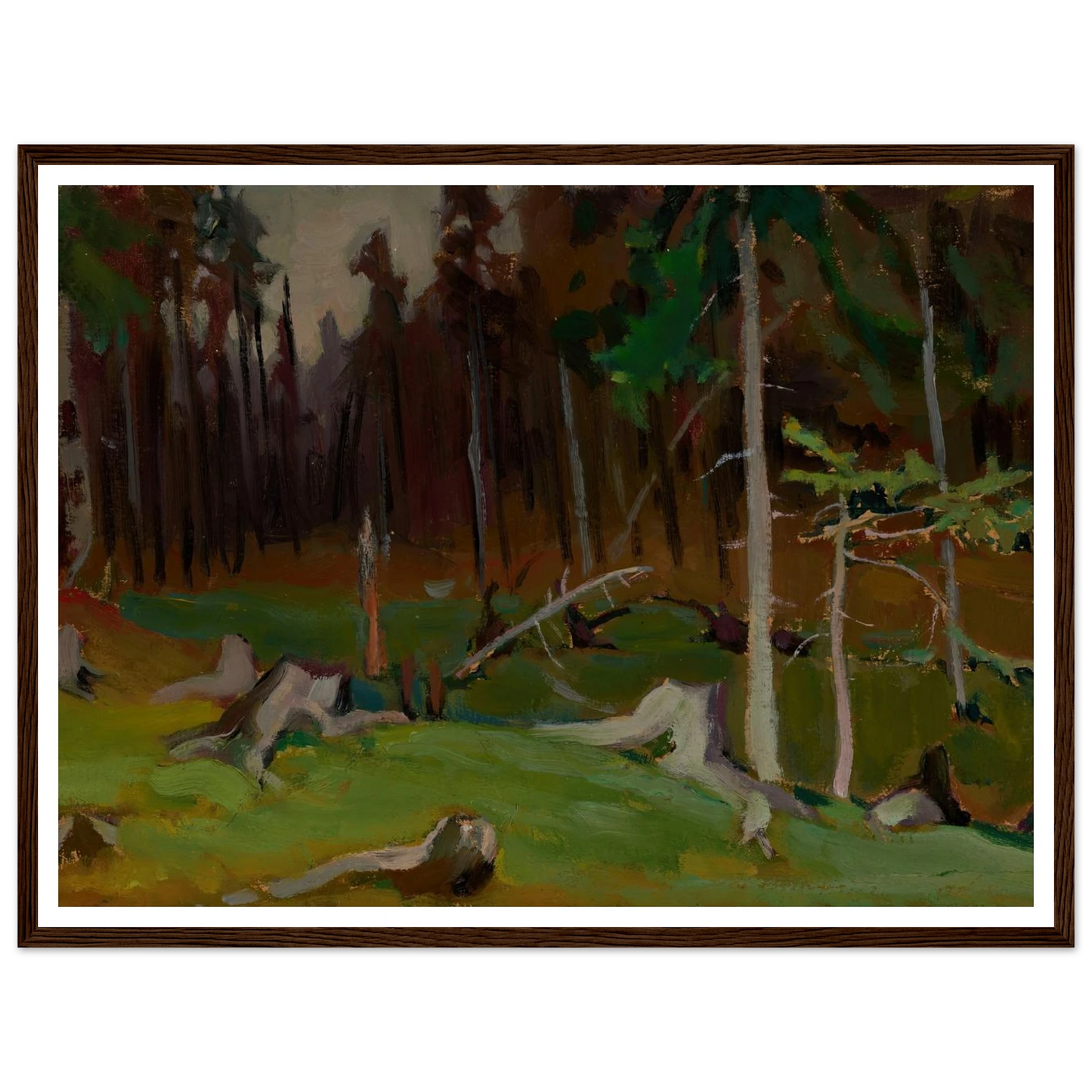Clearing in a forest Art Print | Jacek Malczewski-Quipham Collections