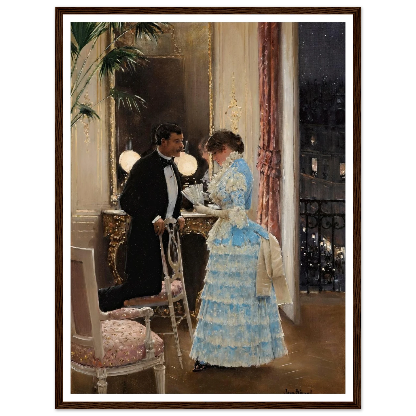 La Conversation Art Print | Jean Beraud-Quipham Collections