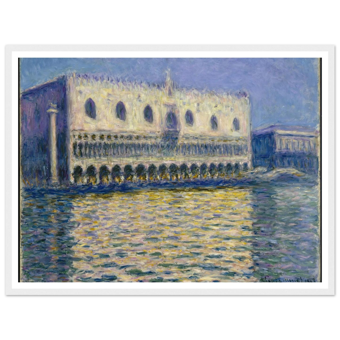 The Doges Palace (Le Palais ducal) Art Print | Claude Monet-Quipham Collections