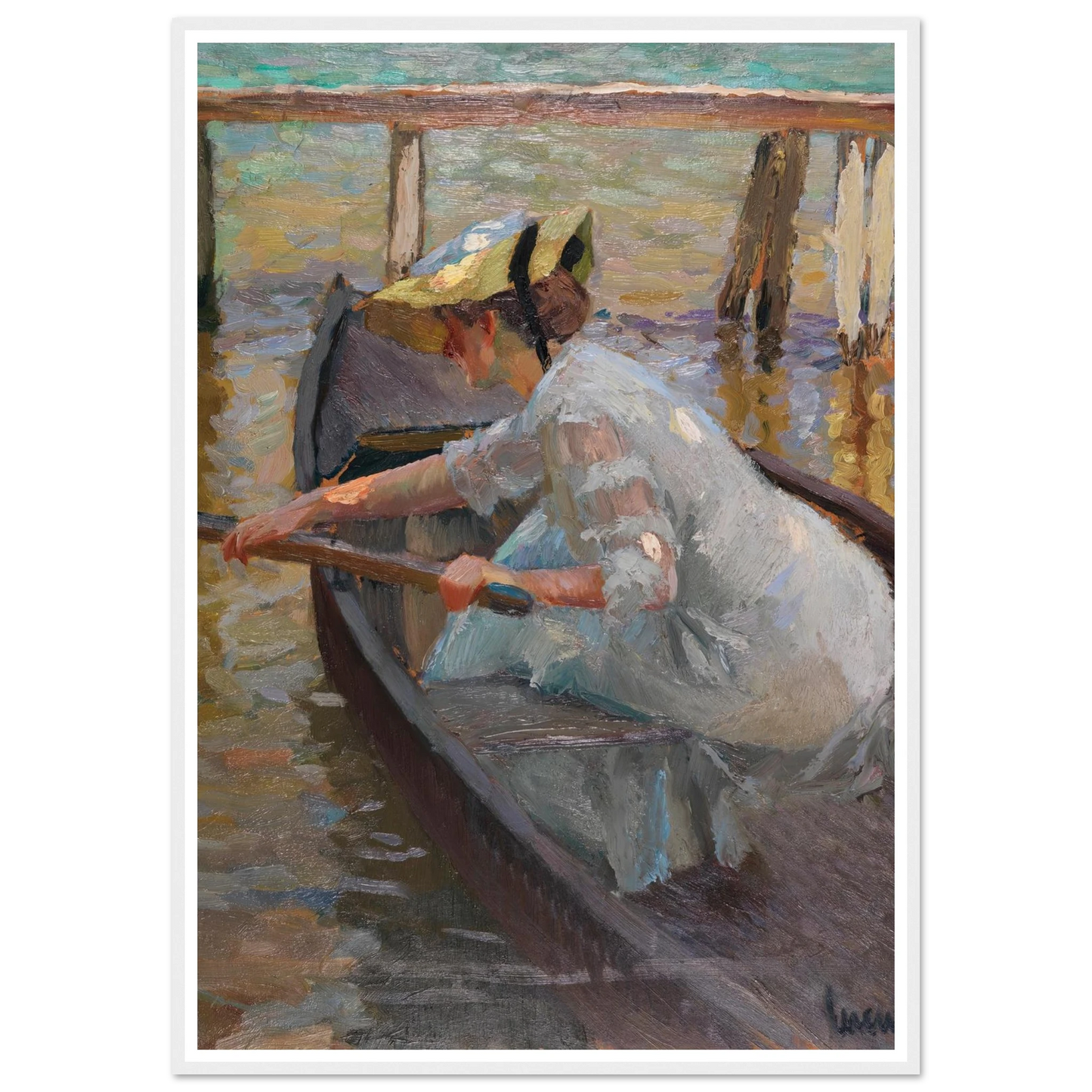 Evening trip (1920) Art Print | Edward Cucue-Quipham Collections