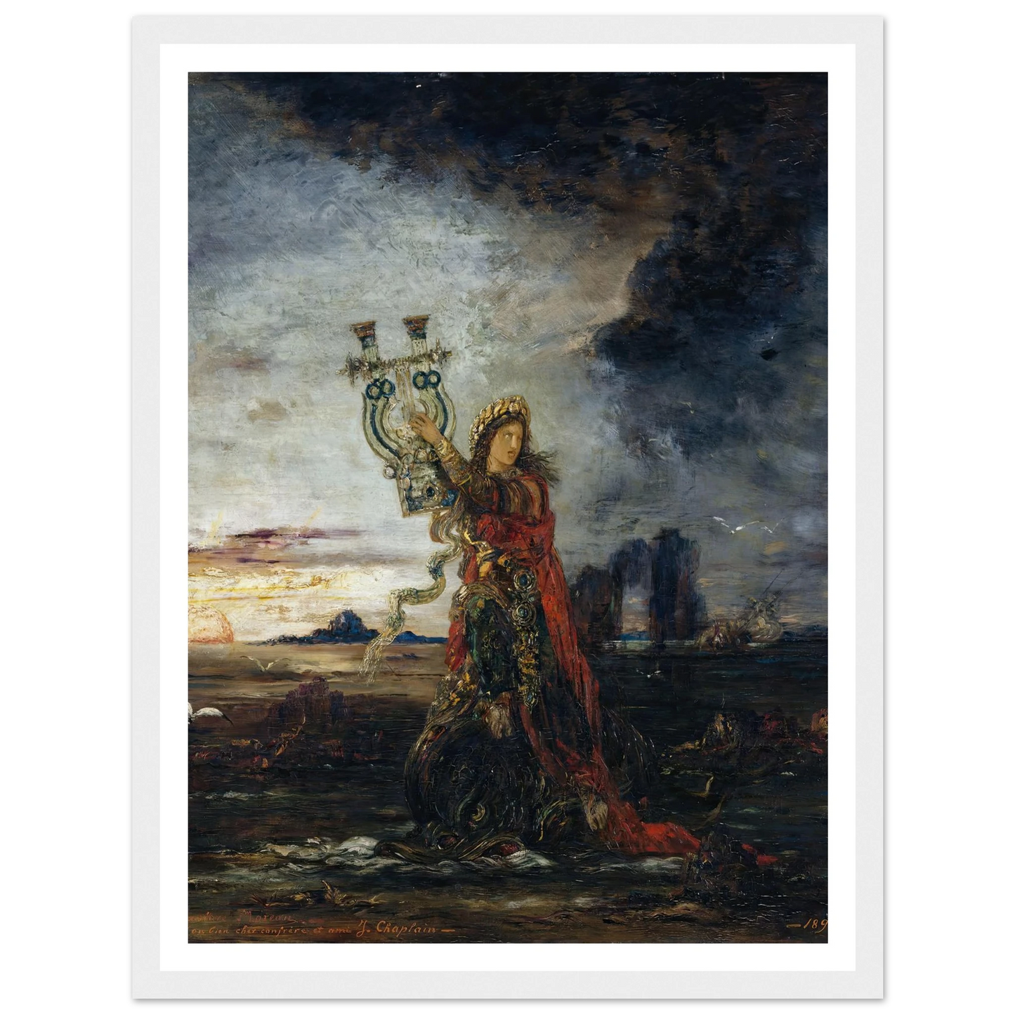 Arion (1891) Art Print | Gustave Moreau-Quipham Collections